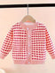 Girls' Fleece-Lined Open Cardigan, New Style for Spring/Autumn/Winter SC6310F